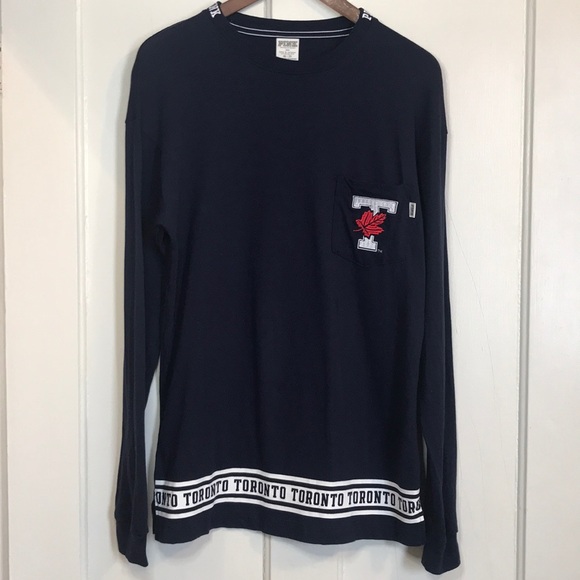 PINK U of T Long Sleeve Campus Tee - Picture 1 of 4